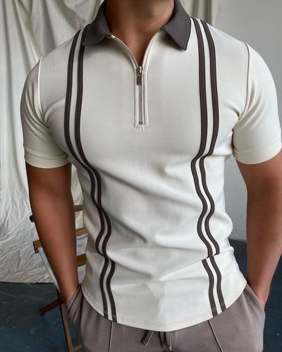 MEN'S ZIP STYLE T-SHIRT
