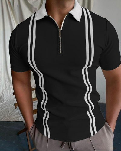 MEN'S ZIP STYLE T-SHIRT